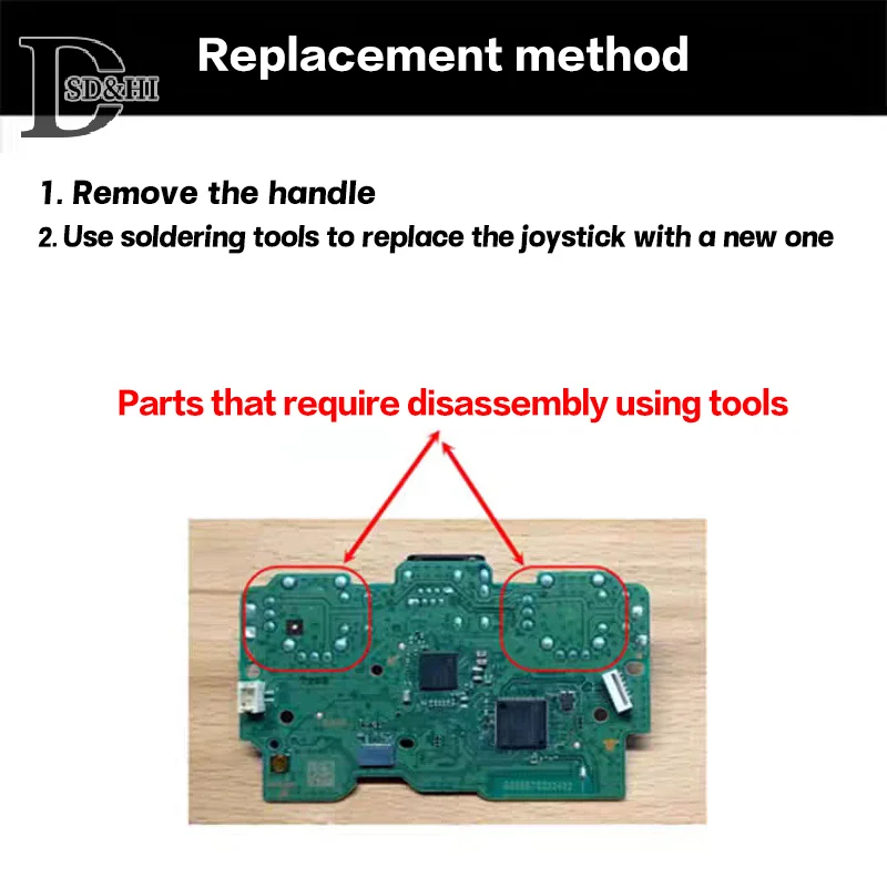 

Набор для ремонта джойстиков: паяльник, насадки, нагревательная форма для контроллеров PS4, PS5, Switch Pro