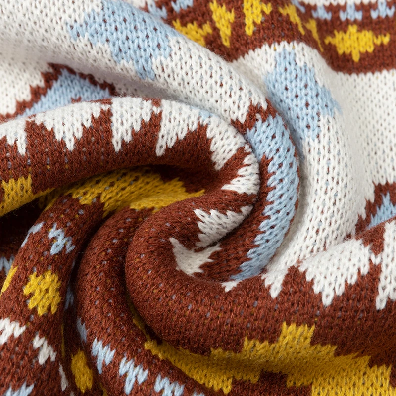 Maglioni lavorati a maglia oversize da uomo autunnali maglioni caldi e accoglienti a righe streetwear Harajuku abbigliamento casual in maglieria dalla vestibilità ampia