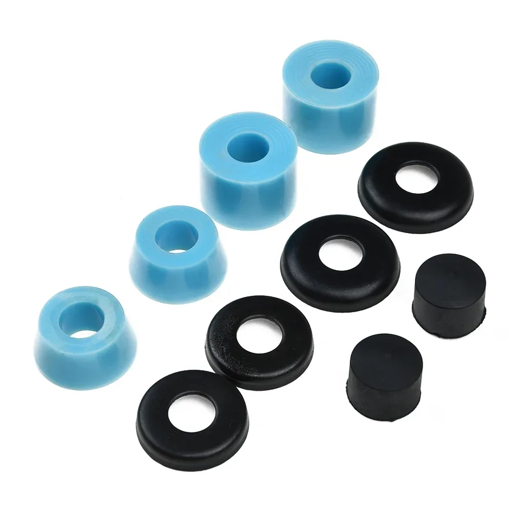 1 ชุดรถบรรทุกสเก็ตบอร์ด Rebuild Kit Bushings เครื่องซักผ้าจุดถ้วยโช้คอัพ Polyurethane สําหรับ 7 ในวงเล็บสกู๊ตเตอร์ Part