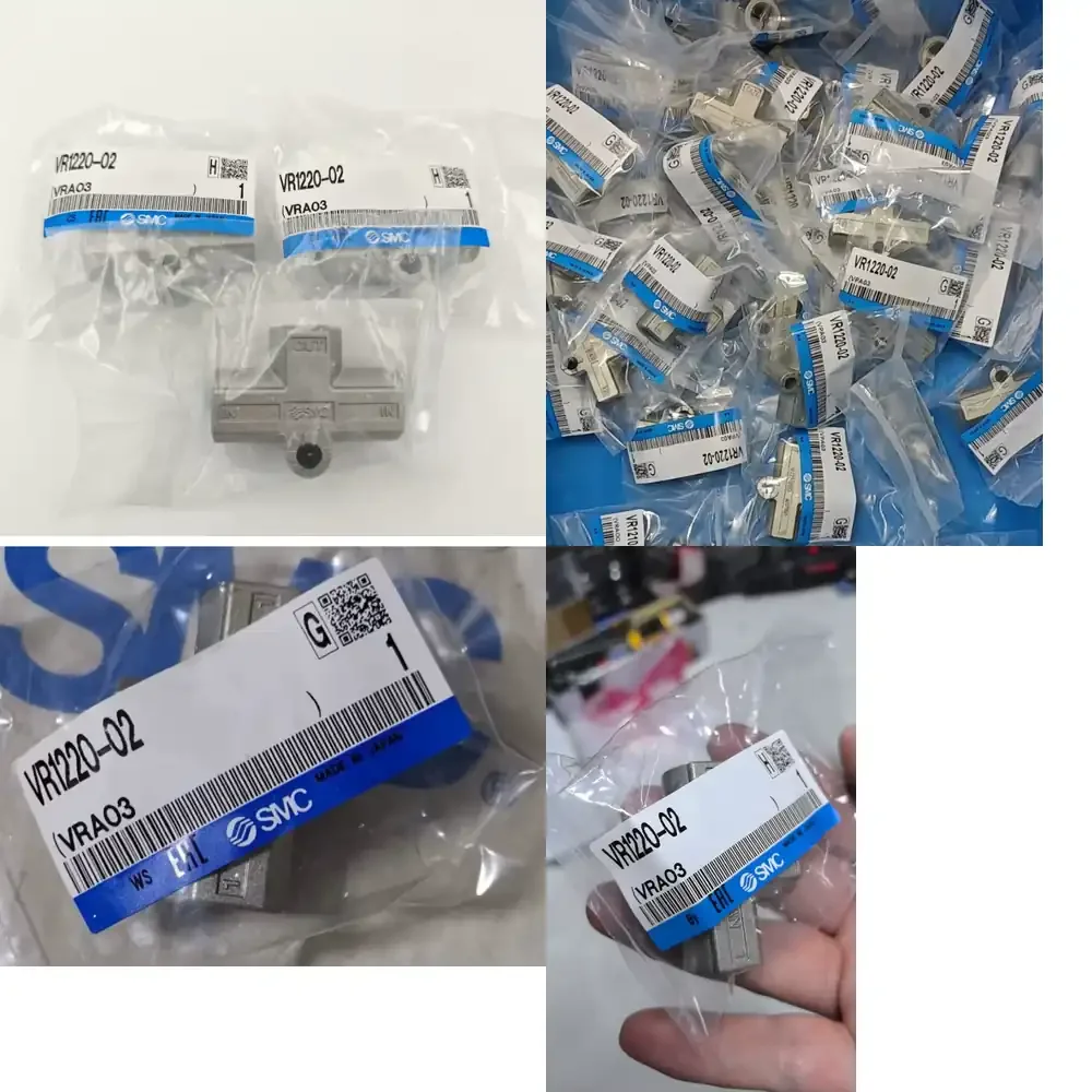 

SMC VR1220-02 Original Genuine VR1210 Series Transmitters Shuttle Valve Copper Plastic Cylinder Industrial Air Working Medium