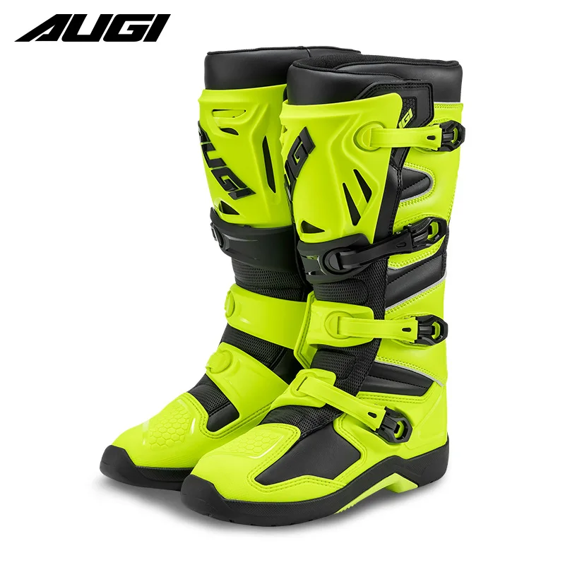 Motocross Boots Motorcycle Riding Shoes Long Boots Men's Anti-fall Outdoor Rider Gear Rally Boots Racing ShoesZapatos Para Motos