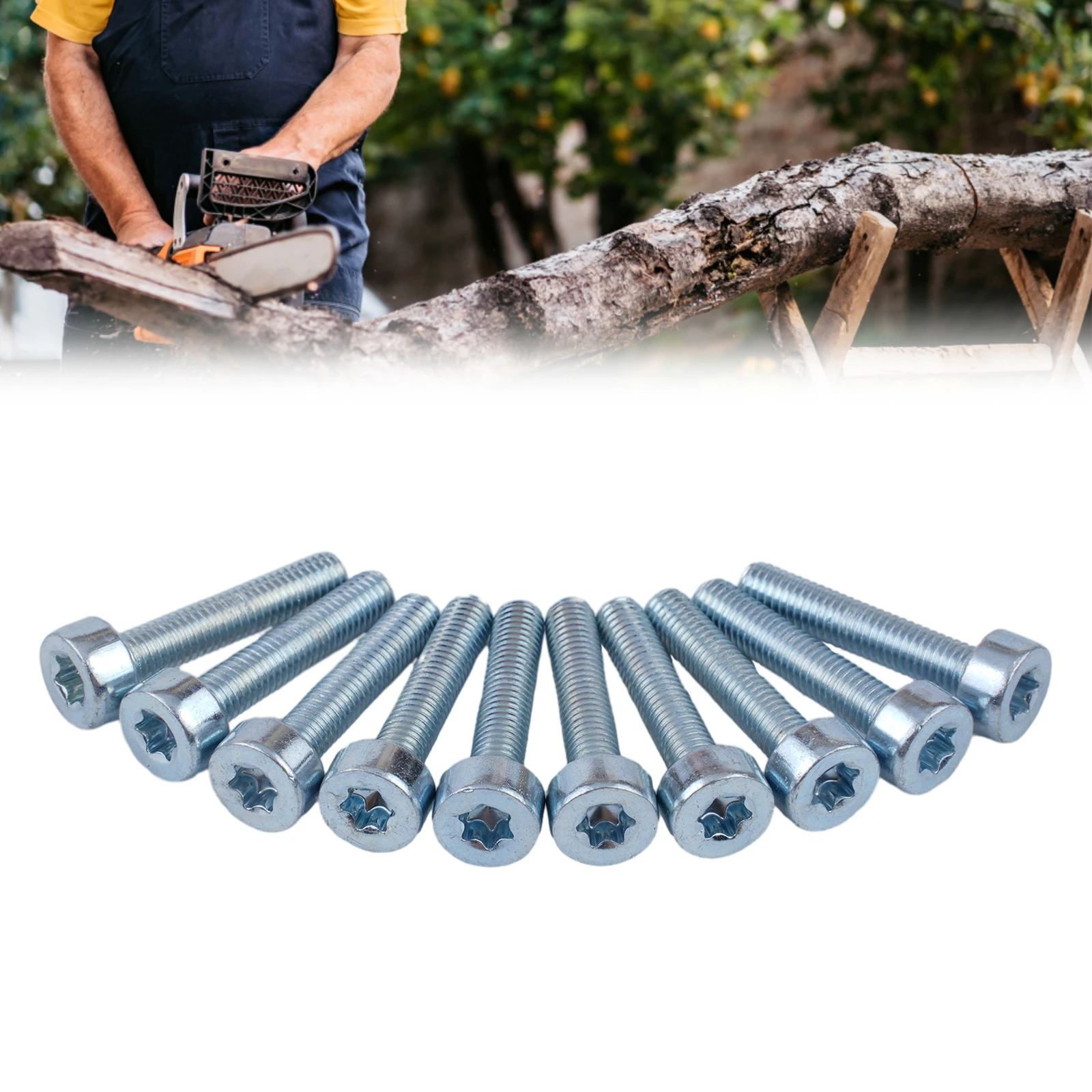 10 Pack T27 For Torx Screws for Oleo Equipment Matches IS-M5x25 Bolt Size and Replaces Part Number For 9022 341 1050
