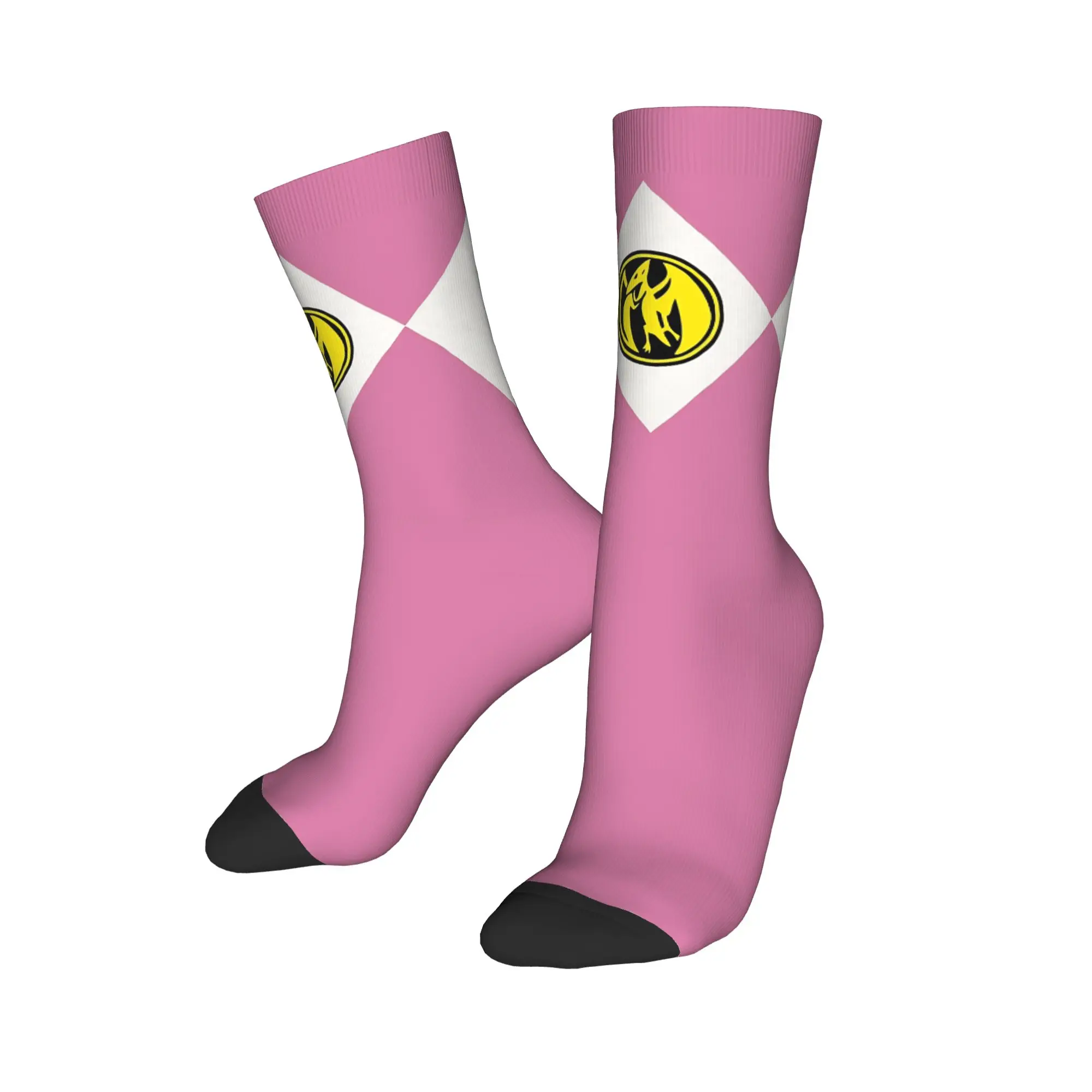 Pterodactyl Dinozord Powers Rangerr Socks Men's Women's Polyester Socks Harajuku Spring Summer Autumn Winter Middle Tube Socks