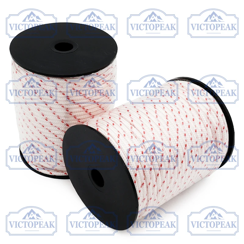 Outdoor Power Tools Parts Accessories 2 Pieces Recoil Starter Pull Ropes 3.0mm Thick 50m Long