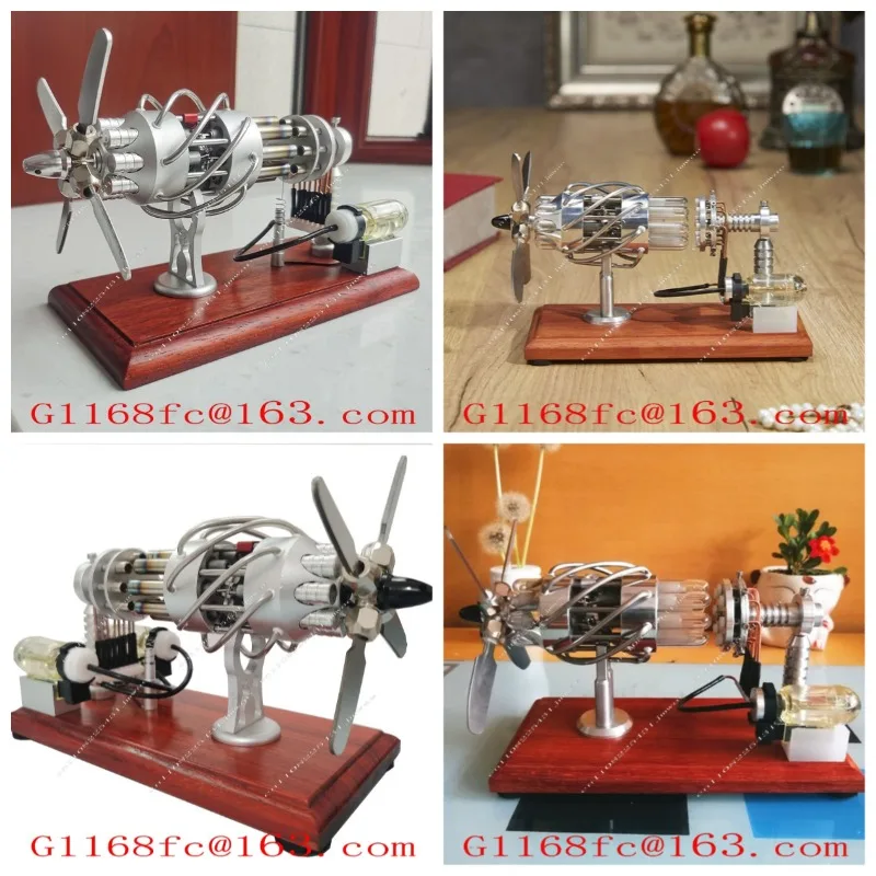 16 Swashplate Engine Model External Combustion Engine Puzzle Physics