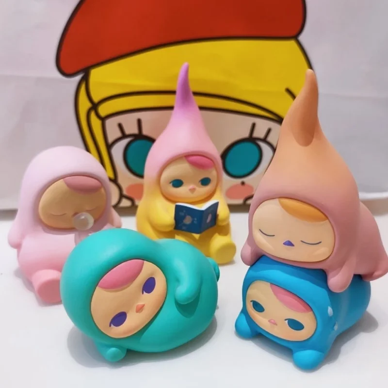 Authentic Best Selling Popmart Pucky Relax Beanie Serie Blind Box Mysterious Guessing Bag Figurine Desktop Cute Granule Ornament