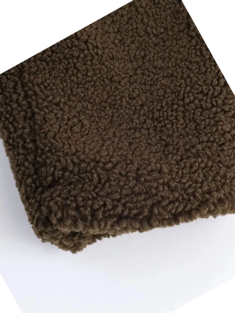 

HH Woman Winter Warm Coral Velvet Long Sleeves Single Breasted Solid Loose Coat Jacket Female Fashion Casual Comfortable Coat