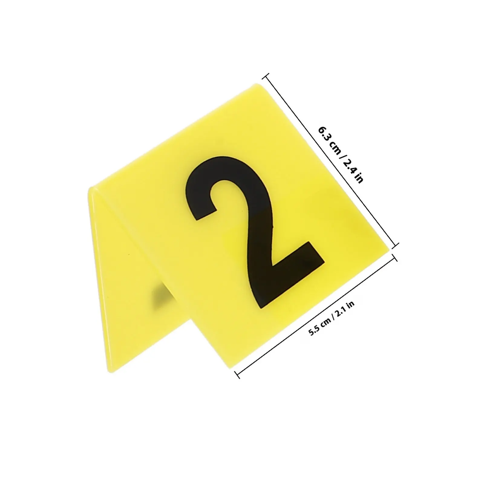 12Pcs Acrylic V-Shaped Number Markers Crime Scene Props for Halloween Detective Party Game Mystery Theme Table Floor Number