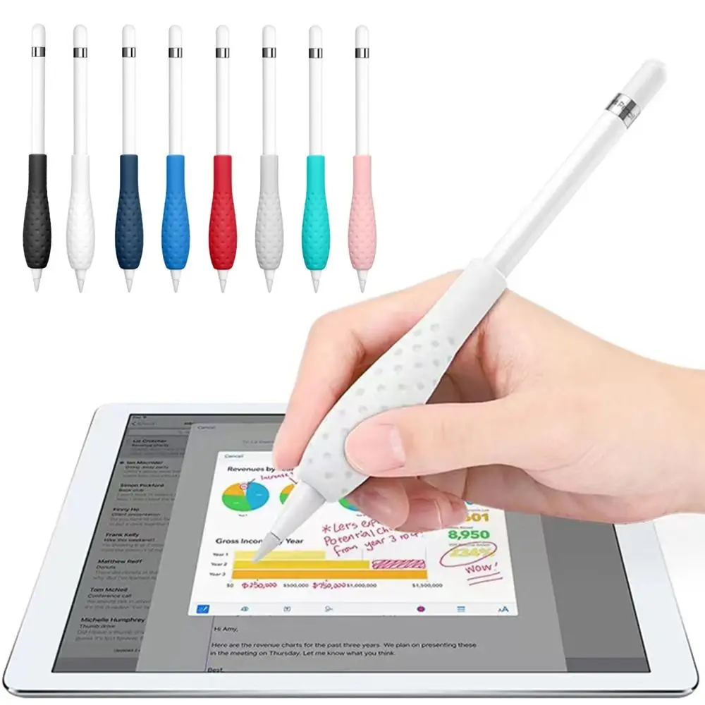 Soft Silicone Non-Slip Drop-Proof Protective Sleeve Protective Cover For Ipad Pencil Skin For Apple Pen Case