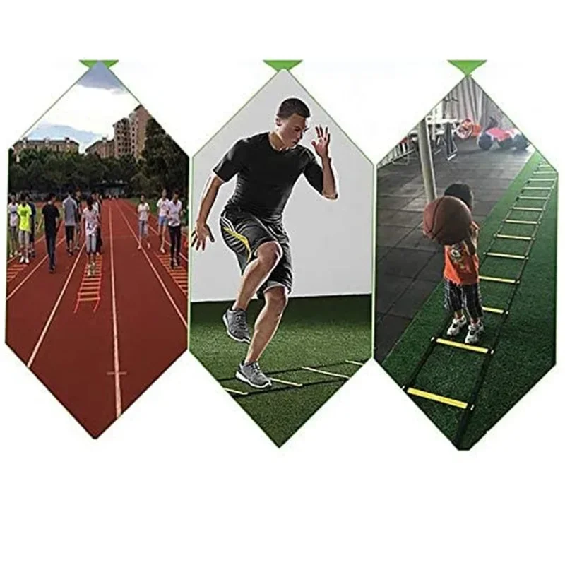 Nylon Straps Training Ladders Agility Flexibility Speed Ladder Stairs Agile Staircase for Fitness Soccer Football Gym Equipment