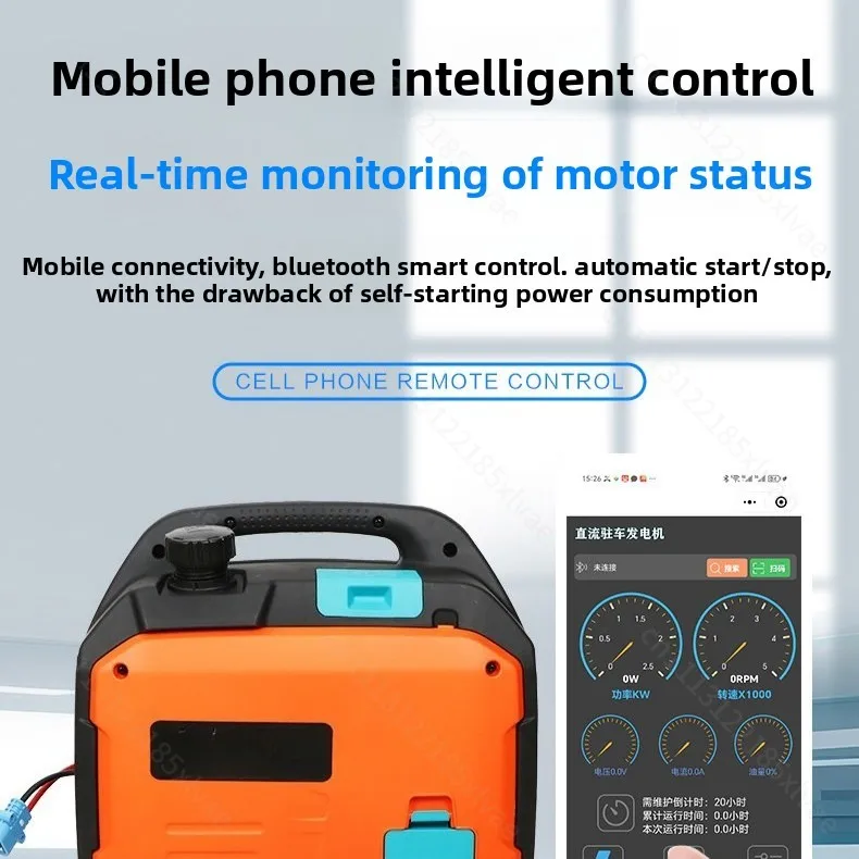 12V Auto Start-Stop 24V Truck Parking Generator Lithium Battery Charge Power Supply For Truck Parking AC