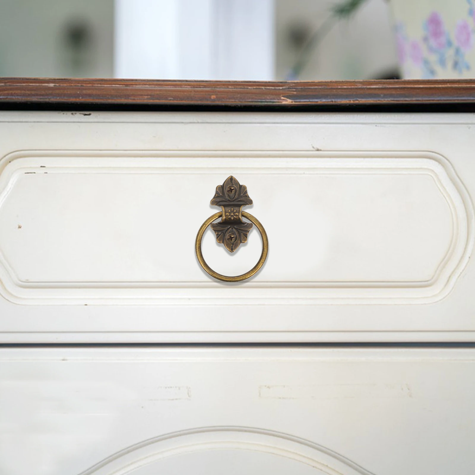 

2Pcs Drawer Pulls H les Furniture Hardware Cabinet Door Knobs Vintage Classic Design Decor Zinc Alloy