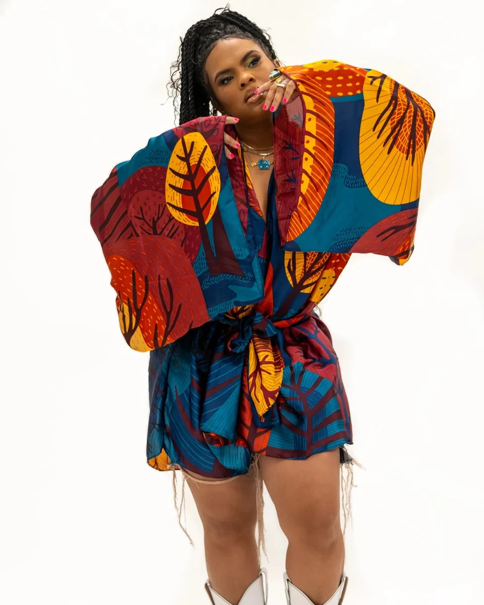 

Fashion Blogger Recommend Summer Sexy Women Bikini Silk Printed Mini KImonos African Lady Streetwear Loose Cardigans Outfits