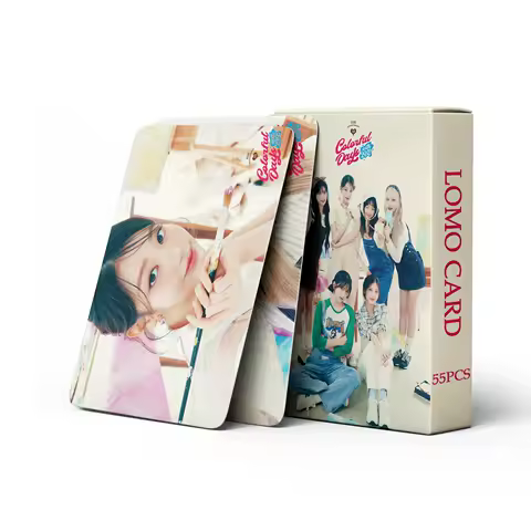 55 Pieces in Stock IVE 2025 SEASON'S GREETINGS Wonyoung Colorful Days Jang Celebrity Fan Collection Card Photo Card Postcard