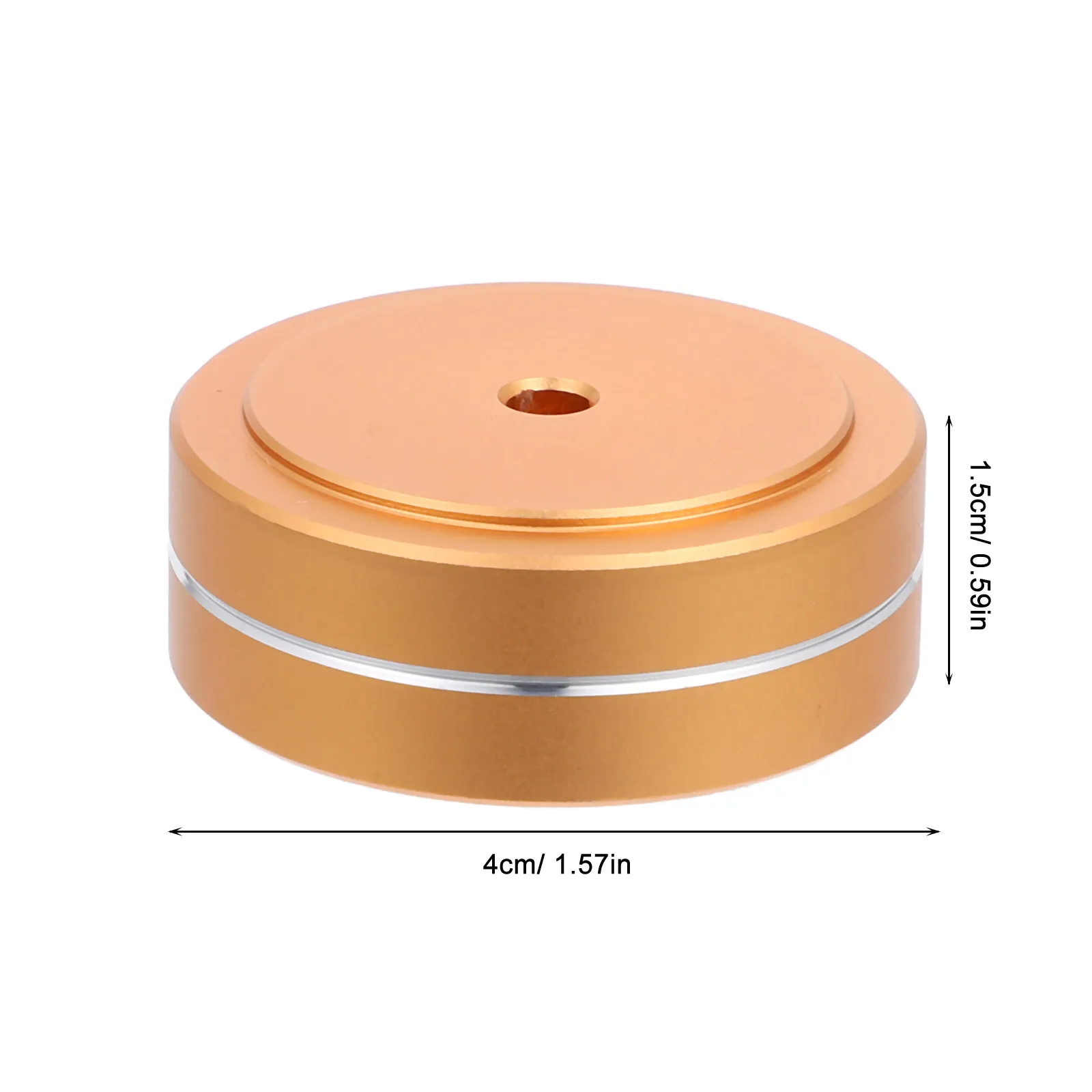 Aluminum Anti-Slip Machine Foot Pad Cd Player Isolation Feet Computer Case Foot Mat Noise Reduction Vibration Absorber