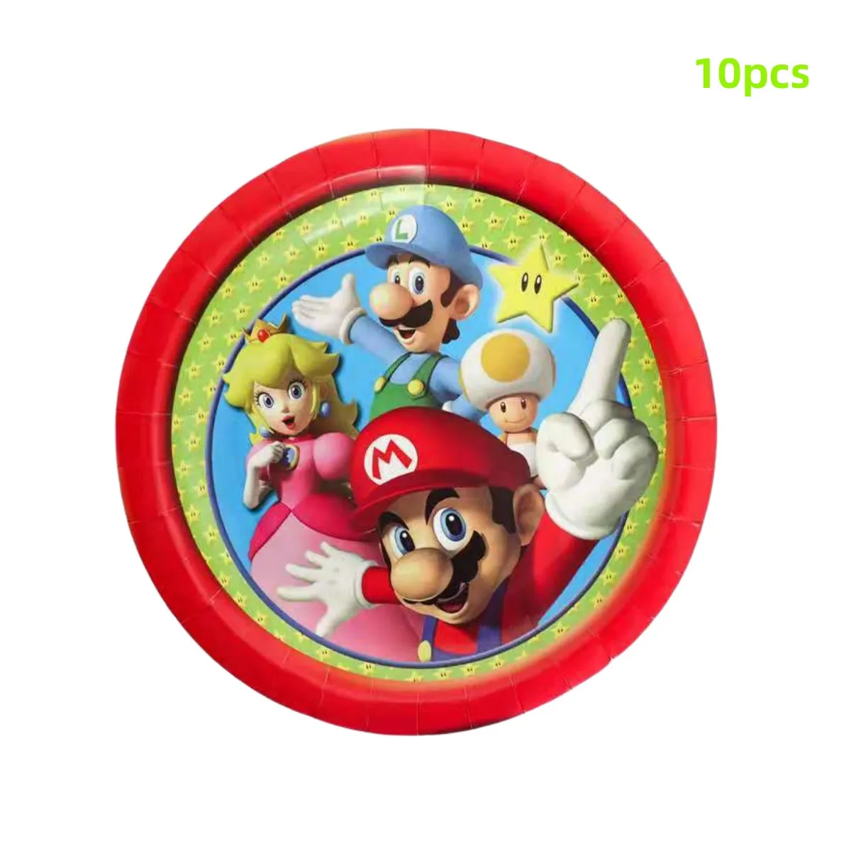 Cartoon Marios Balloon Birthday Party Supplies Disposable Tableware Set Background Banner Hat Baby Shower Cup Plate Napkins