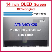 Pantalla OLED LCD para ordenador portátil de 14 pulgadas ATNA40YK20-0 ATNA40YK20 para Lenovo IdeaPad Pro 5 14AHP9 14IMH9 14IRH8 Panel de matriz de pantalla no táctil