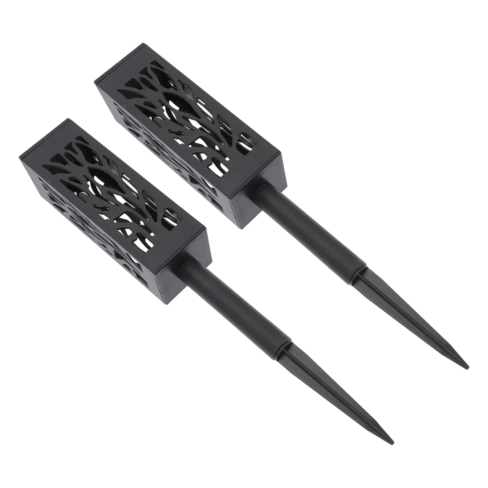 

2 pcs Solar Lawn Light LED Lamp Durable Premium PP Easy Install Wireless Garden Pathway Decorative Outdoor Yard nament Warm