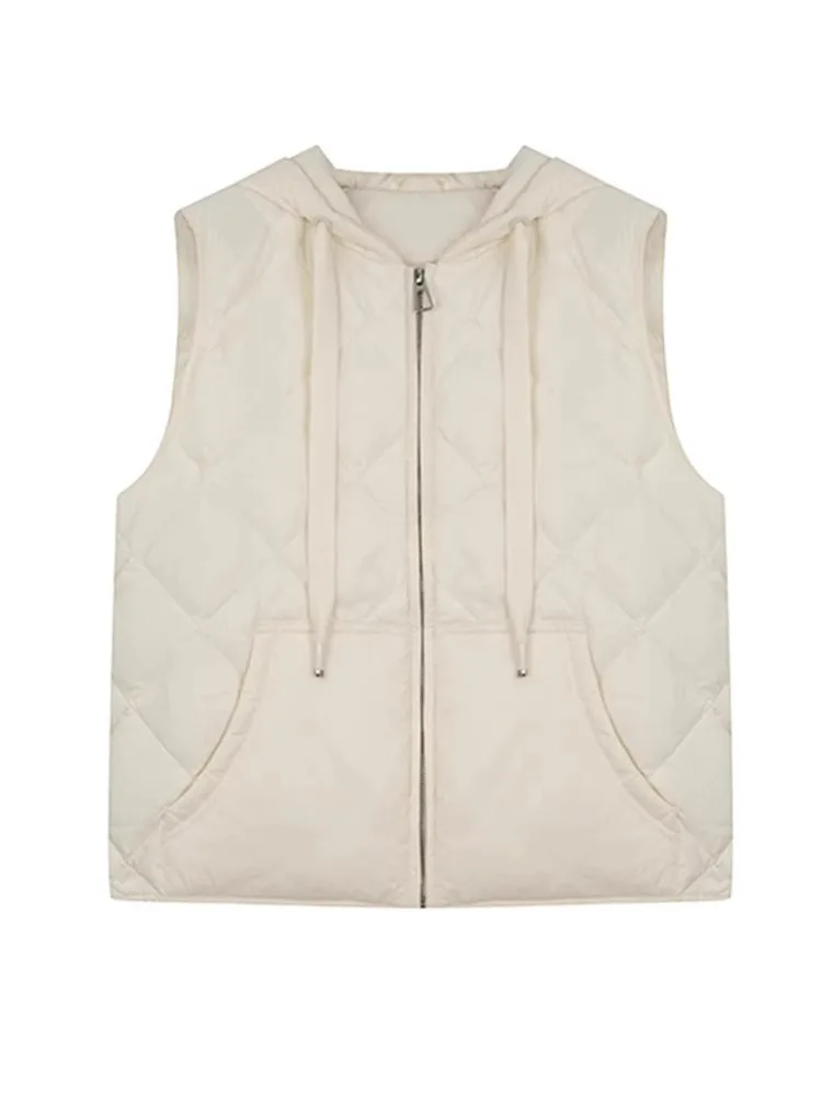 

Faionable Autumn Winter Svel Vest Comfortable Warm Versatile Layering Outerwear Korean Lazy Sle All-Match Top