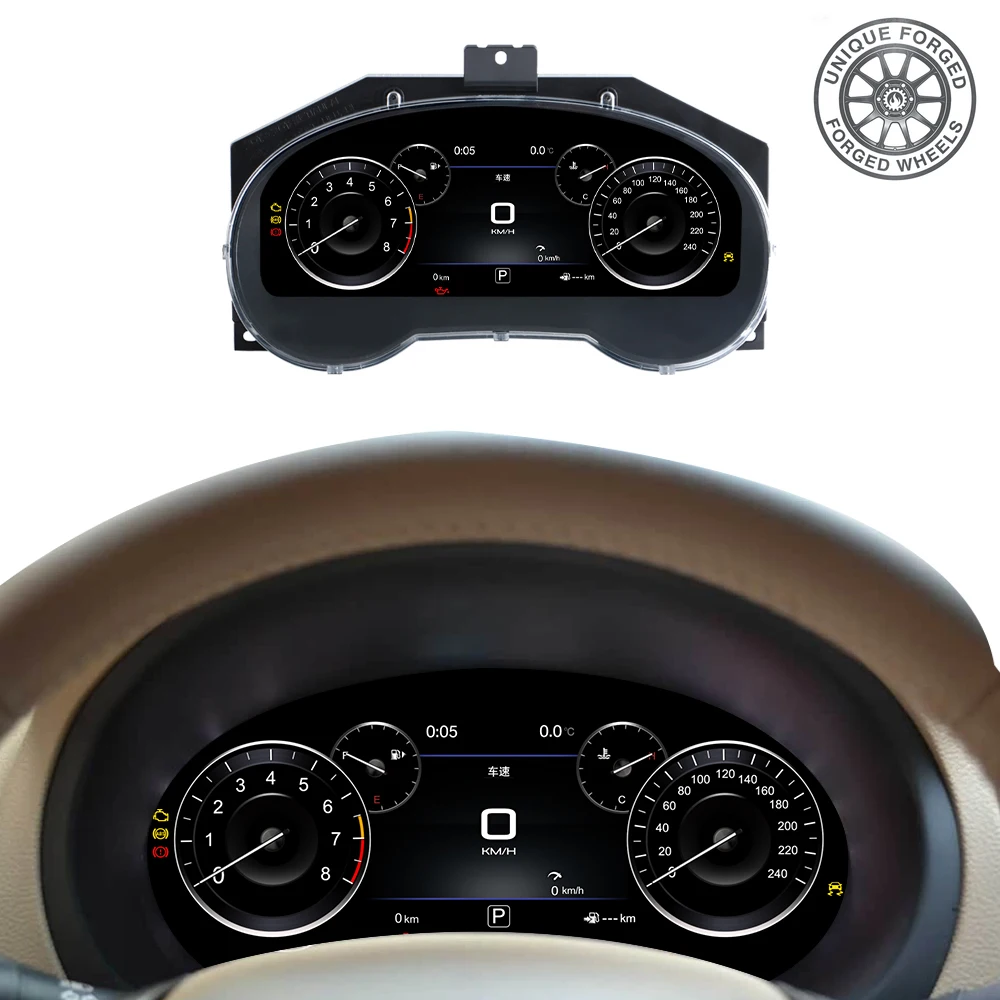 

Foforfor Car Speedometer LCD Instrument Digital Dashboard Cluster Panel for Teana/X-Trail/ Qashqai2013-2018 Dashboard