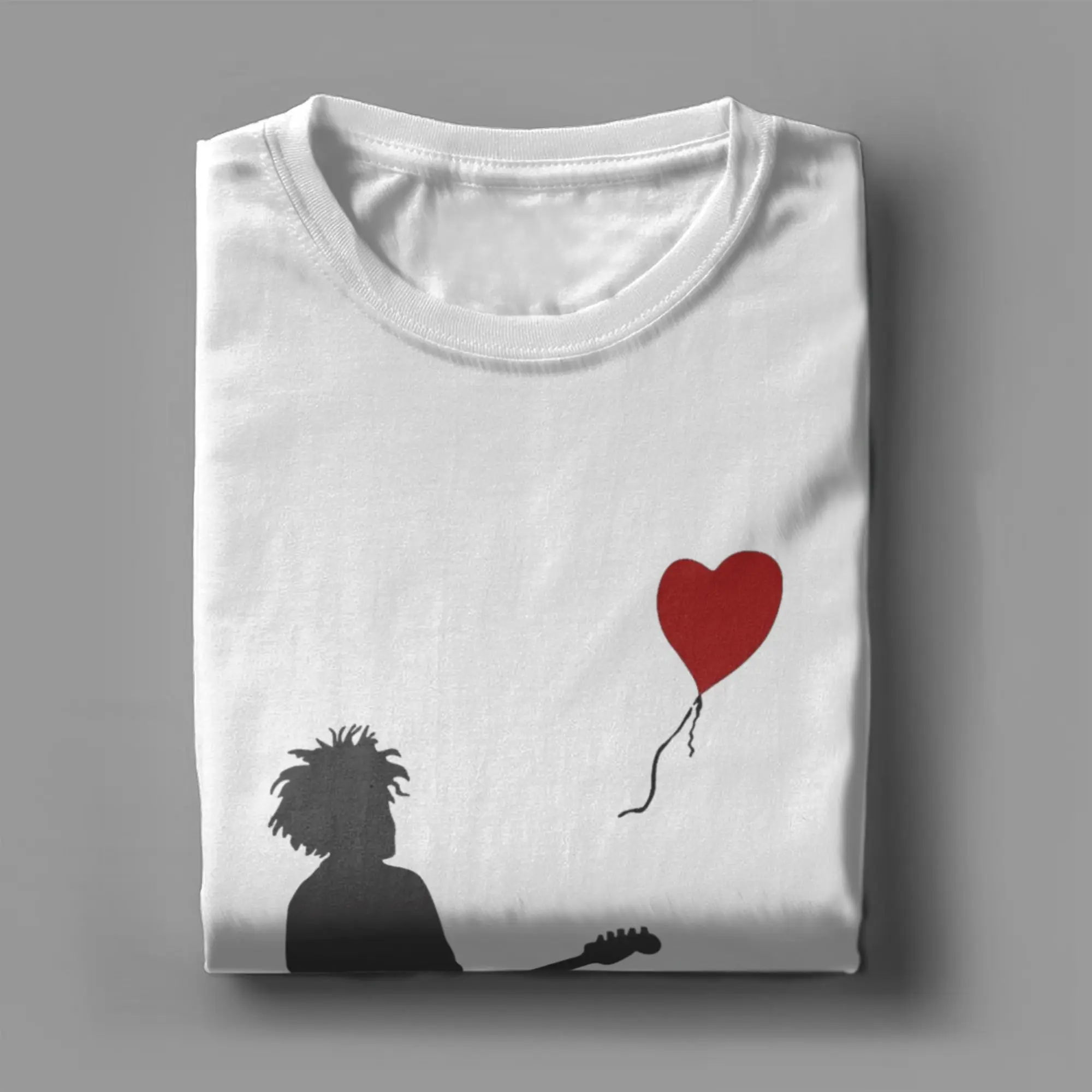 Men's BANKSY    T Shirts ROBERT THE CURE Cotton Clothing Funny Short Sleeve Round Neck Tee Shirt Plus Size T-Shirts