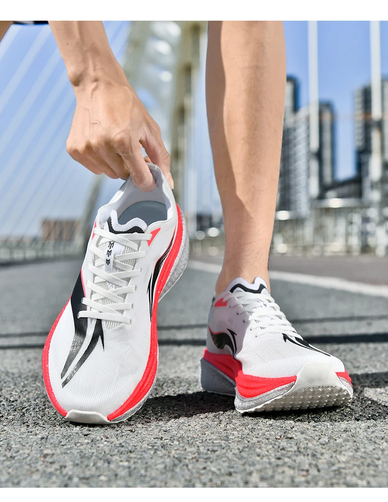 Marathon Carbonplatte Luftpolster Herren Sportlaufschuhe Atmungsaktive Leichte Damen Bequeme Athletische Rutschfeste Sneakers – Detail 21