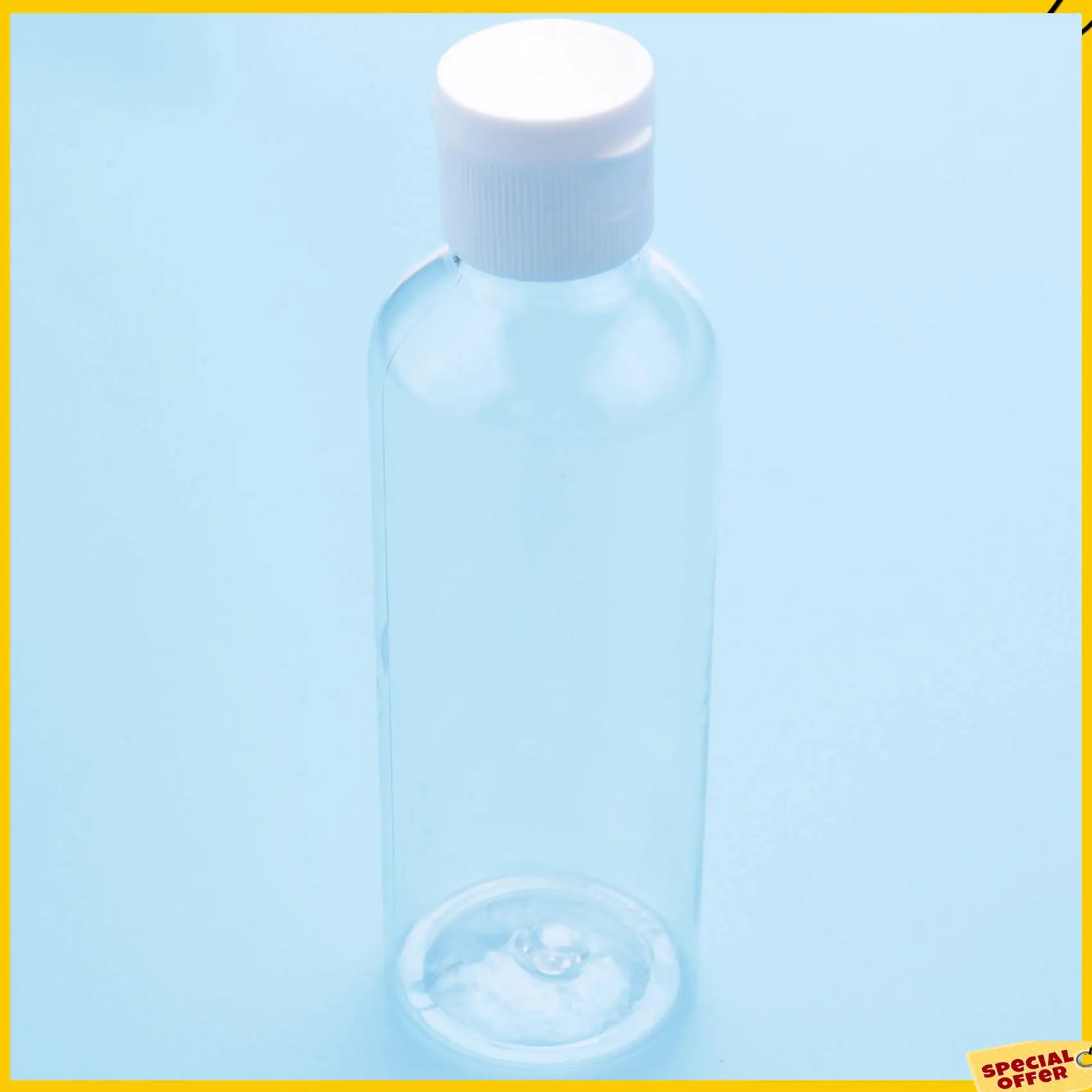 A24P 8 X 100Ml 플라스틱 투명 플립 병 여행용 샴푸 로션 화장품 용기