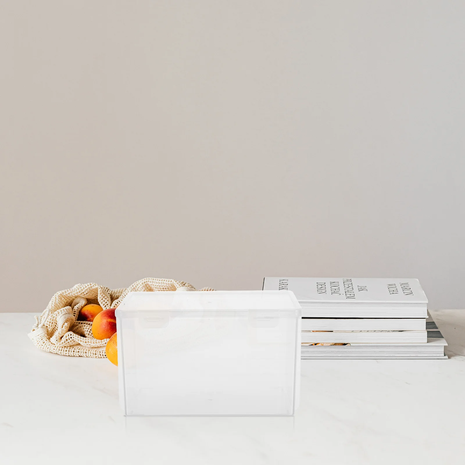 

Stackable Cd Storage Case 8.3x5.7in Clear Plastic Container for Dvds Cds Discs Home Office Desktop Organizer Transparent Bin