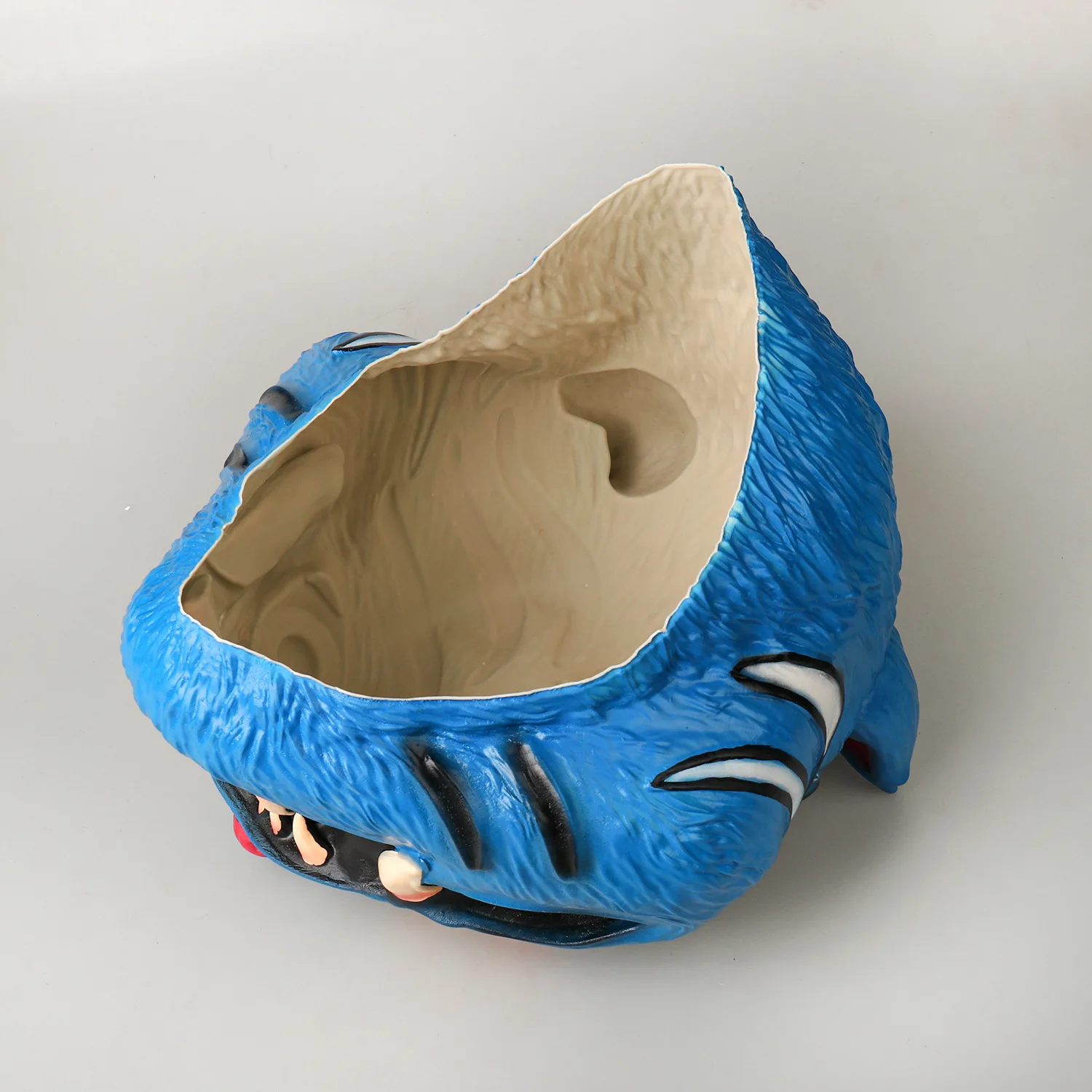 Máscara de látex de tigre azul de Anime, regalos de Halloween, accesorios de Cosplay de Terror de fantasía, máscaras divertidas para sombreros de adultos
