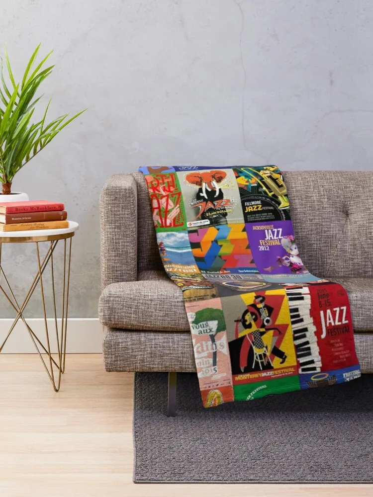 Jazz Festivals Throw Blanket for babies manga Sofa Blankets