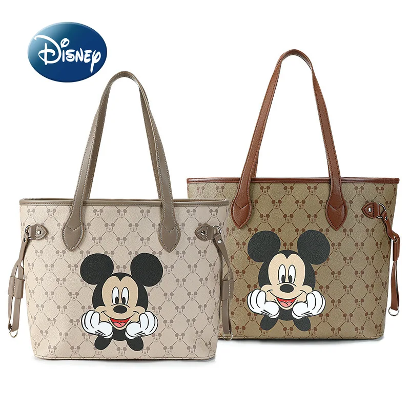 Disney Original New Diaper Bag Handbag Cartoon Fashion Baby Diaper Bag Large Capacity Lightweight Multifunctional Mummy Handbag