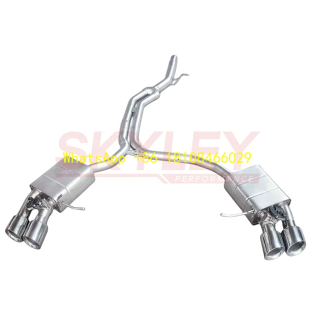 

Stainless Steel Catback Exhaust for Porsche Macan 2.0T 2017-2024 Valvetronic Muffler Pipe Sport Sound Exhaust System