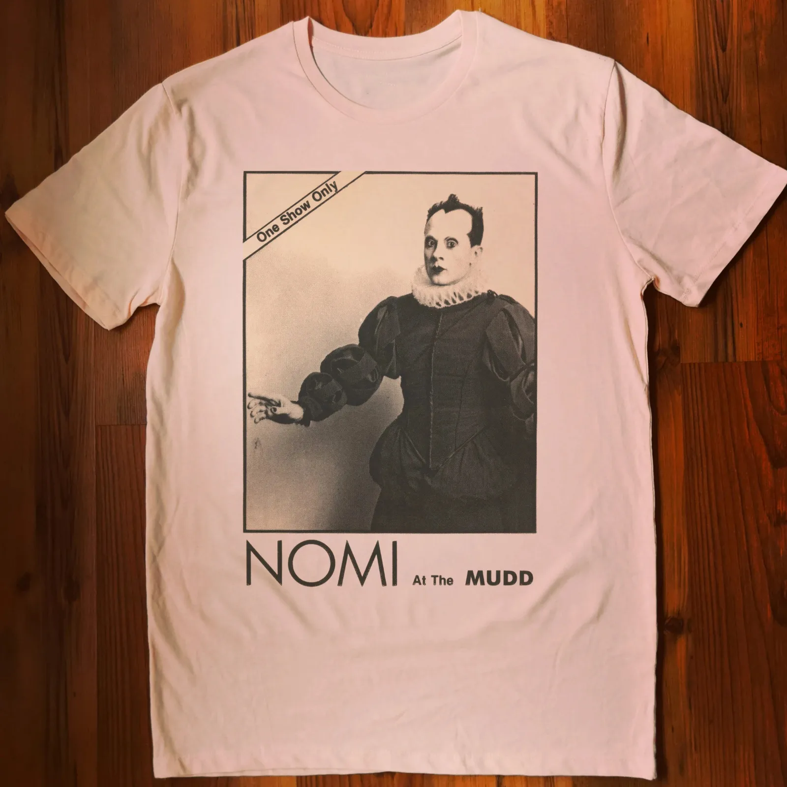 

Vintage Klaus Nomi At The Mudd Shirt Caricature White Unisex S-234XL CC1754