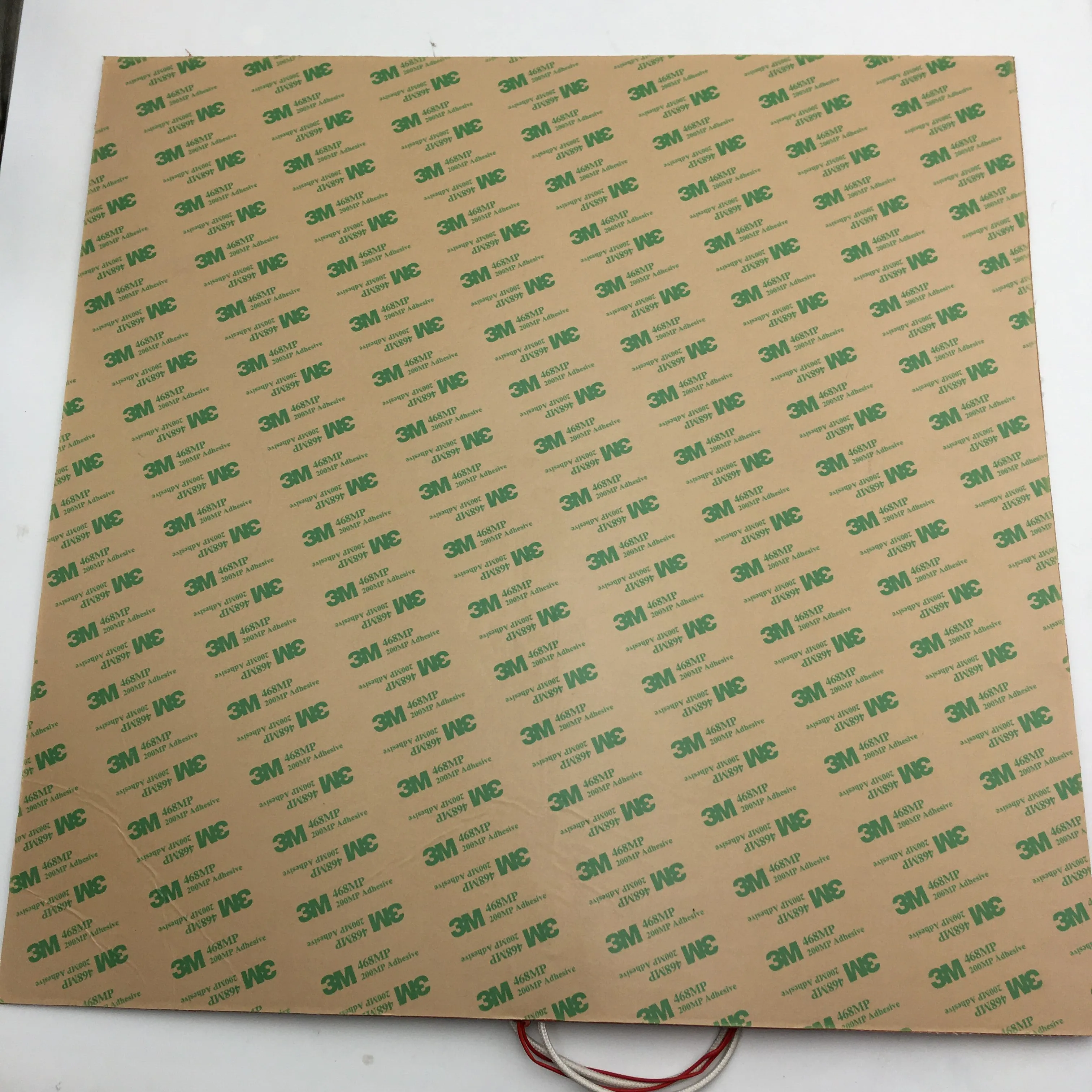 3D printer accessories imported coarse cloth silicone hot bed 450X450mm contains 3M adhesive backing