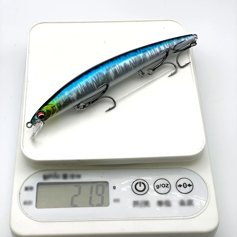 140mm 22g Testar Fishing Lure Floating Minnow Bait Long Casting Saltwater Wobbles Japan Laser Hard Stickbait Bass Perch Trout view 3
