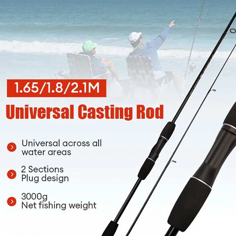 1.65M 1.8M 2.1M Ultralight Fishing Rod M Fishing Rod Carbon Hard Adjustable Insertion Lure Rod