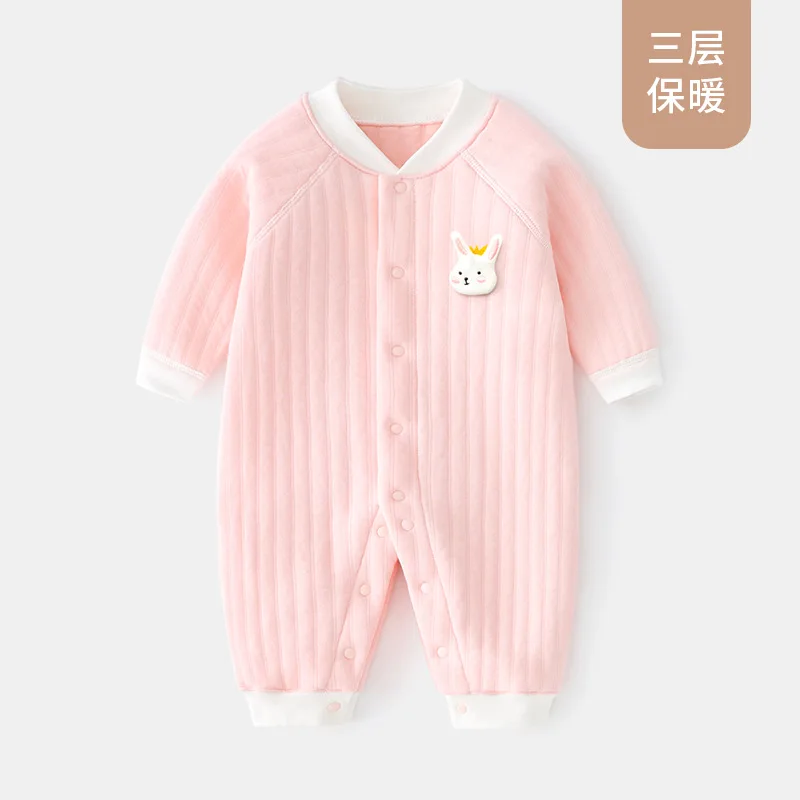 

Комбинезон для новорожденных, весенне-осенняя одежда для сна, одежда из чистого хлопка для новорожденных, комбинезон для новорожденных мальчиков и девочек 0-18 месяцев