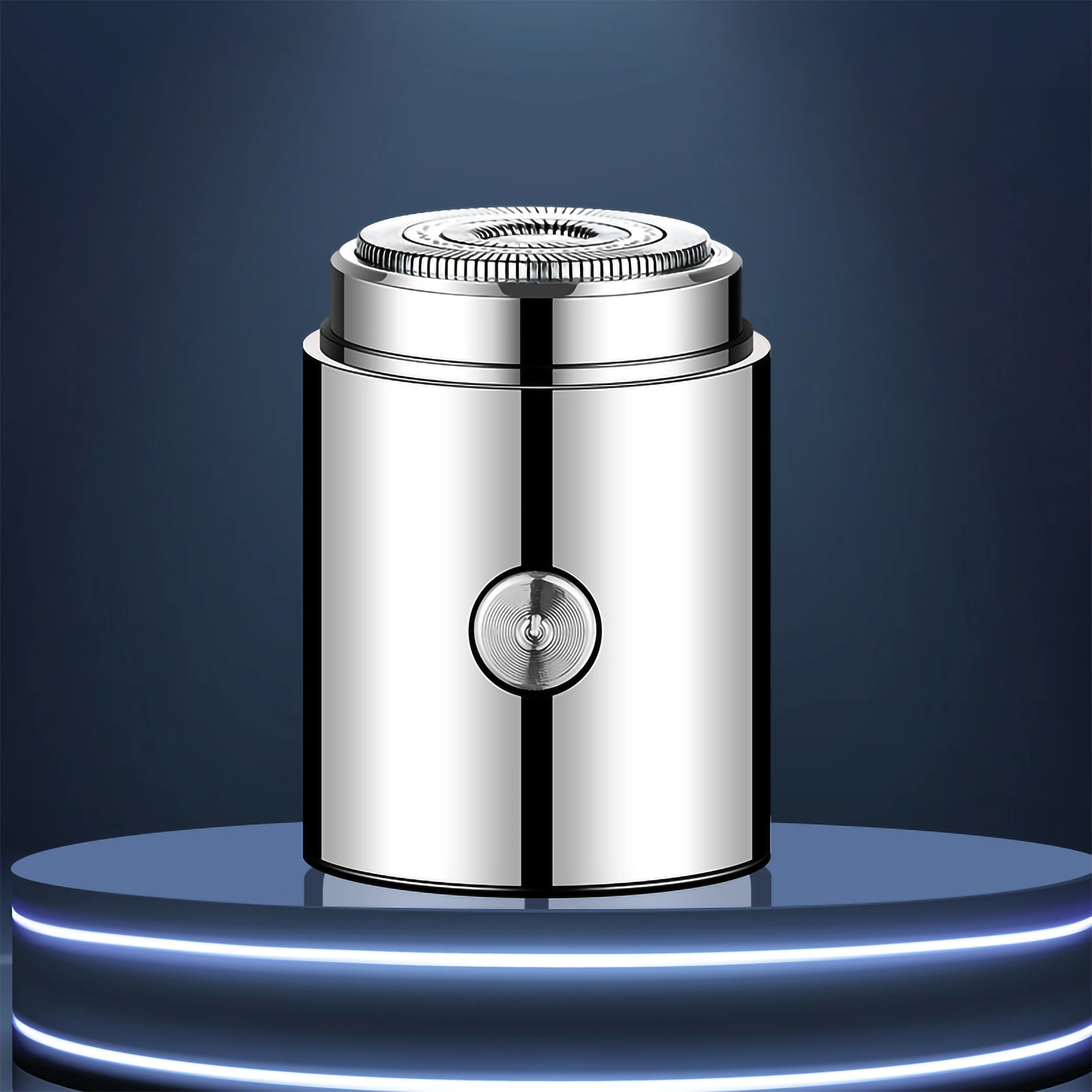 Elektrisch scheerapparaat voor mannen Mini-reisscheermachine Wasbaar Draagbaar Baardtrimmer voor heren Scheermes USB Oplaadbaar en wasbaar