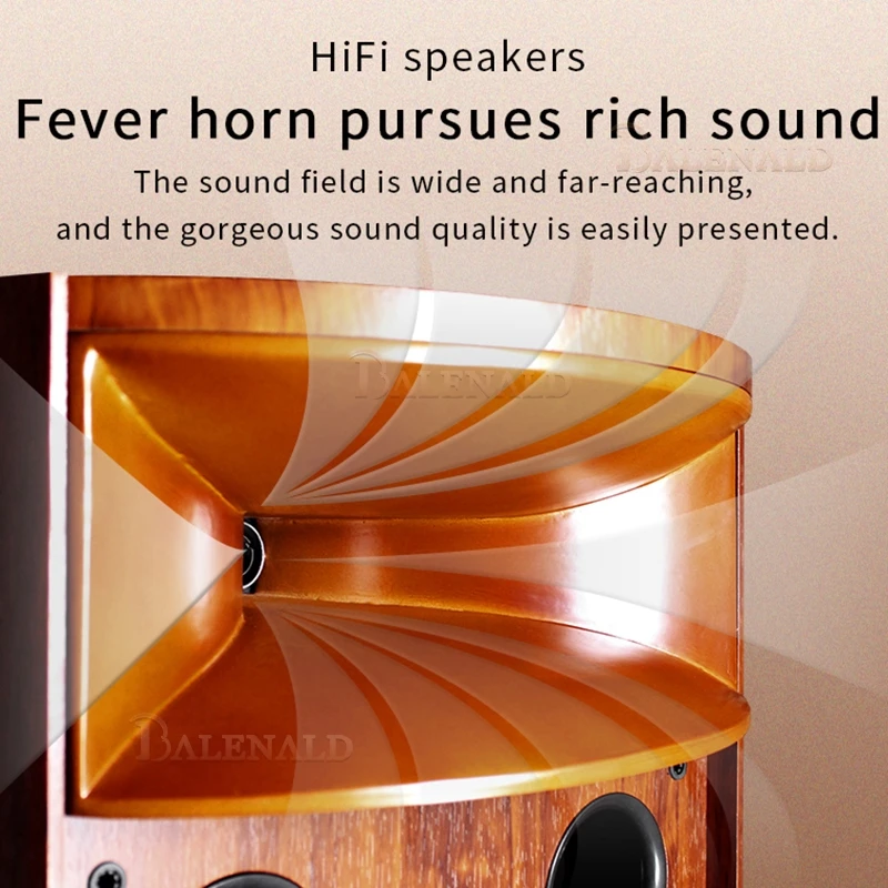 Balenald Audio Horn H15 Bookshelf من الخشب الصلب صوت 12 بوصة مكبر صوت HIFI #2