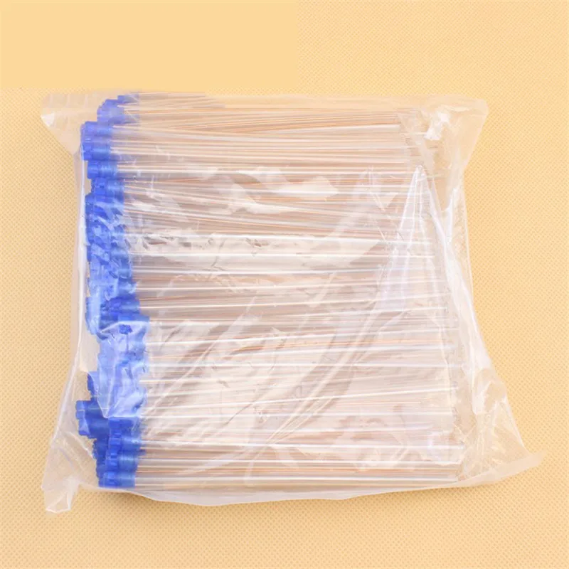 100PCS Dental Materials Disposable Saliva Ejector Plastic Soft Dental Saliva Ejector Low Volume Suction Tube Aspirator Tube Tool