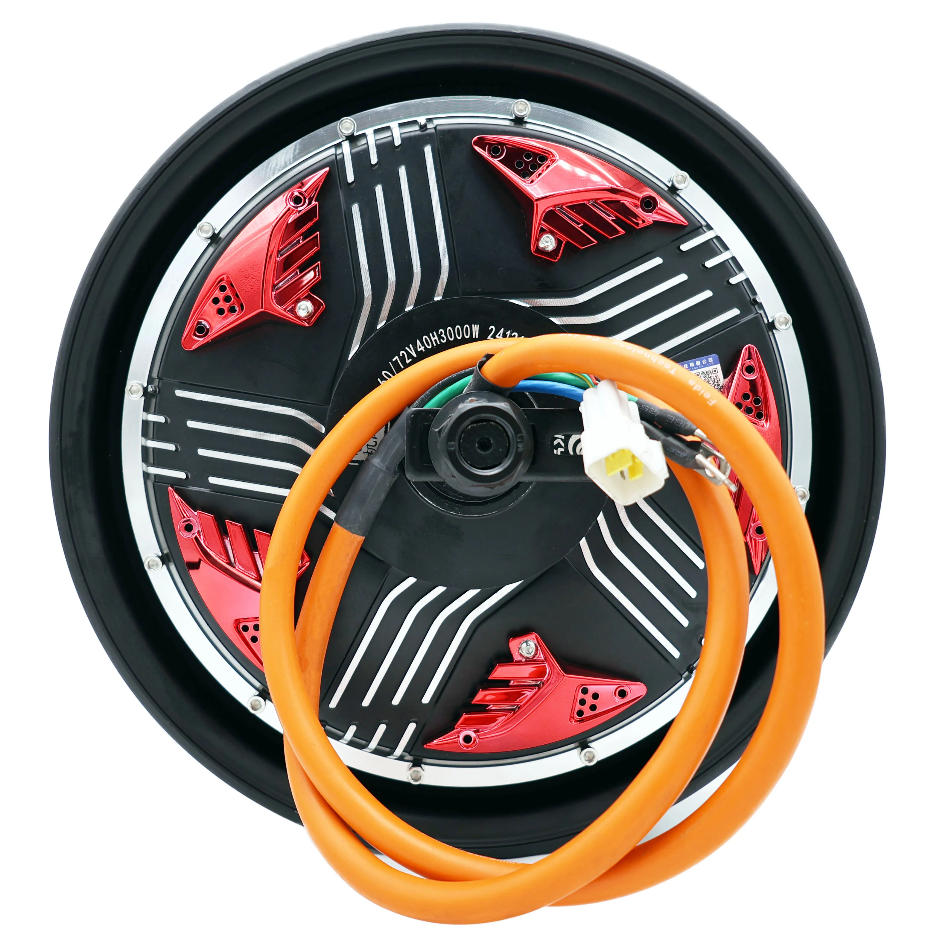 

DKYS Moto12inch 40H 3000W 72V Бесщеточный двигатель постоянного тока для электрических мотоциклов ND72450 с постоянным магнитом