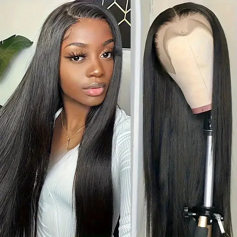 Bone Straight Human Hair Wig Brazilian 13x4 13x6 Transparent Lace Front Wig For Women 360 Full Lace Wigs 4x4 Lace Closure Wig