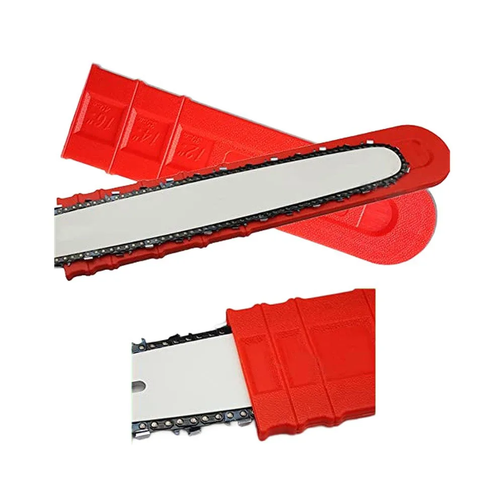 For Safe Transport Red Plastic Scabbard Guard Lightweight for chainsaw Guard for chainsaw Cover Scratch Resistant Compact