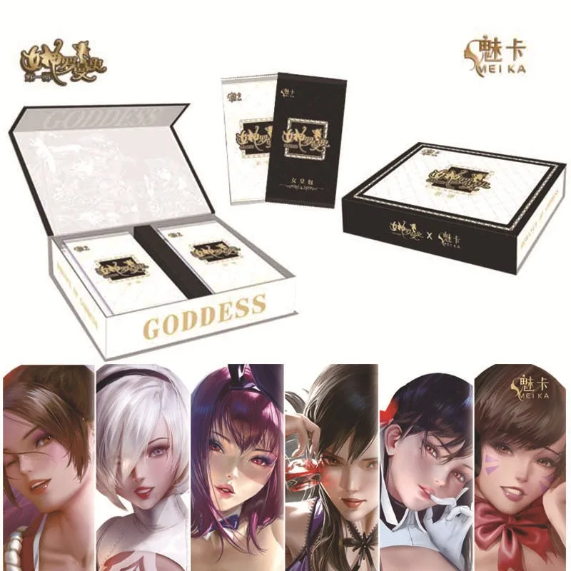

Коллекционные карты Goddess Feast серии 2, аниме премиум-класса, пряный бустер HOLO, толстые изысканные металлические флуоресцентные карточные игры, игрушки, подарок