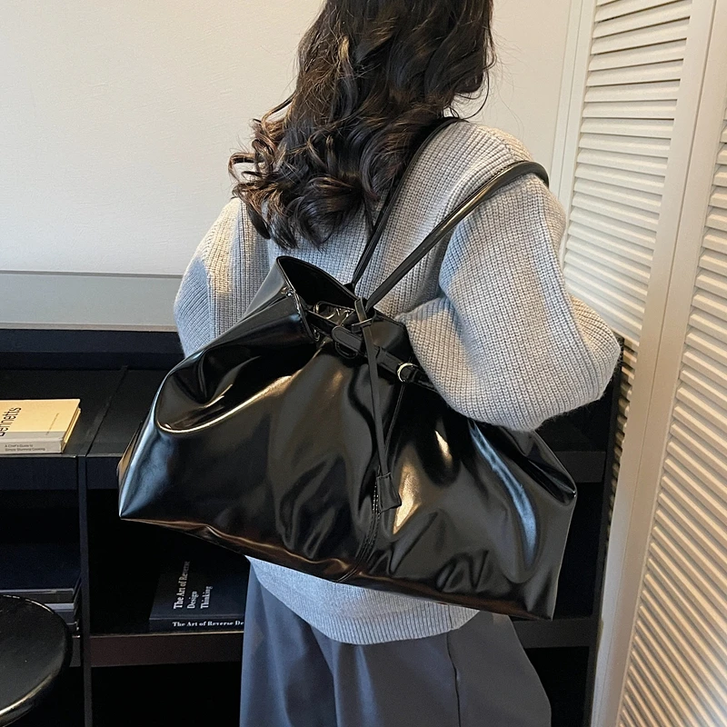 

Женская элегантная высококачественная кожаная сумка-тоут, роскошная повседневная модная сумка через плечо через плечо