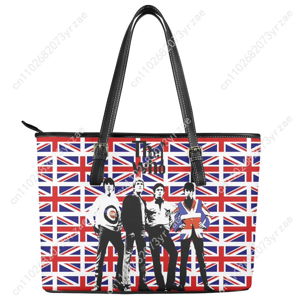The Who Handbag Mens Womens Personalized Tote Bag Shoulder Bag Business Commuter Leather Fashion Print Purse Custom Made Bags