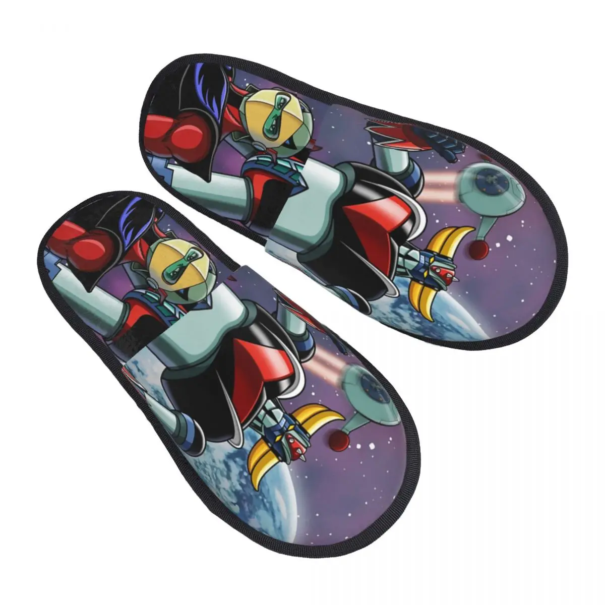 Anime Memory Foam Slippers para mulheres, acolhedor, quente, casa, anime