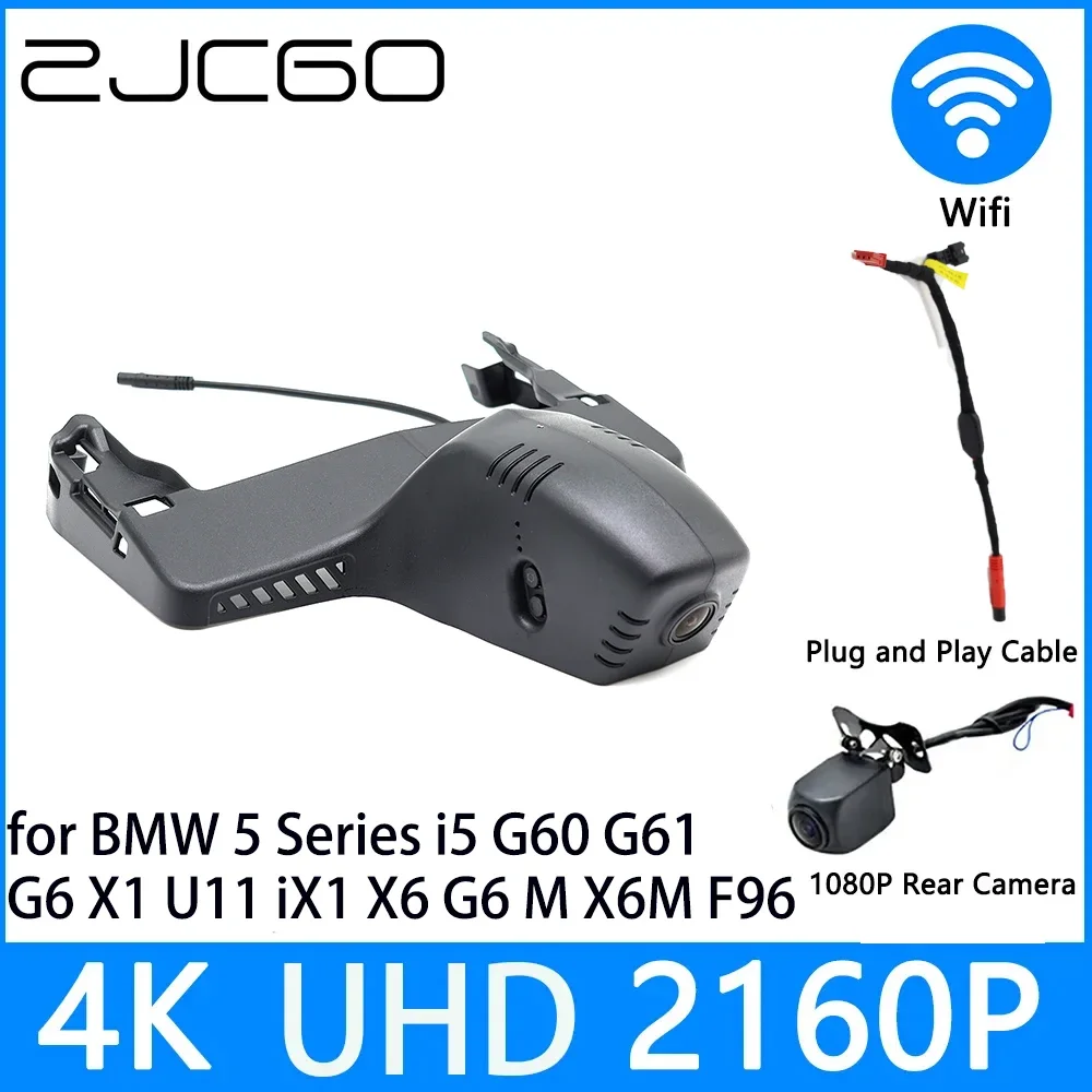 

Видеорегистратор ZJCGO 4K UHD 2160P для BMW 5 серии i5 G60 G61 G6 X1 U11 iX1 X6 G6 M X6M F96