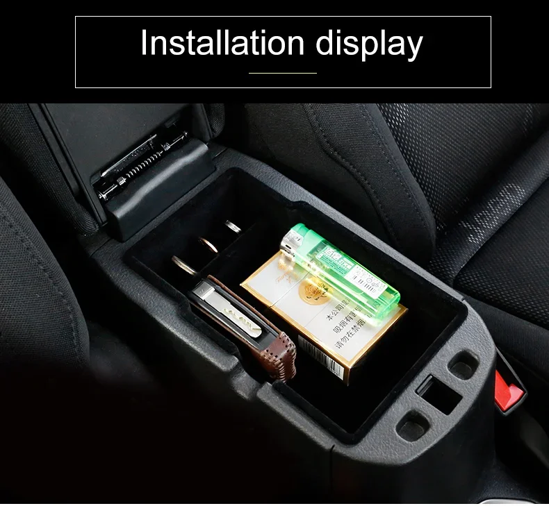 Für Jeep Renegade 2015-2018 2019 2020 2021 2022 2023 2024 2025 Auto Zentrale Armlehne Box Lagerung verstauen Aufräumen Container Fach – Detail 10