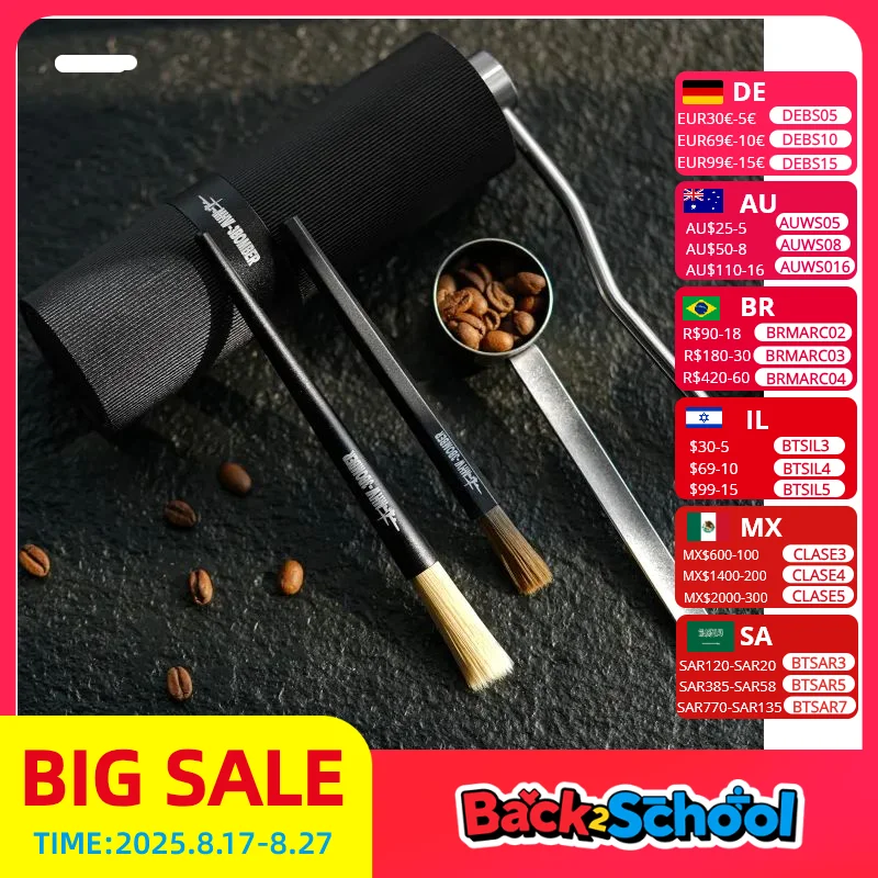 

MHW-3BOMBER Coffee Grinder Cleaning Brush ABS Pen Style Espresso Cleaning Brushes Bar Clean Tools Home Barista Accessories